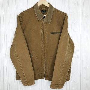 J CREW Tan Zipped Jacket With Lining